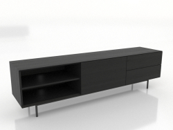 TV-Schrank 2 1800 mm (schwarz RAL 9005)