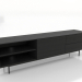 modèle 3D Meuble TV 2 1800 mm (noir RAL 9005) - preview