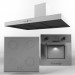 modello 3D di Forno piano cottura estrattore Ventilatore comprare - rendering