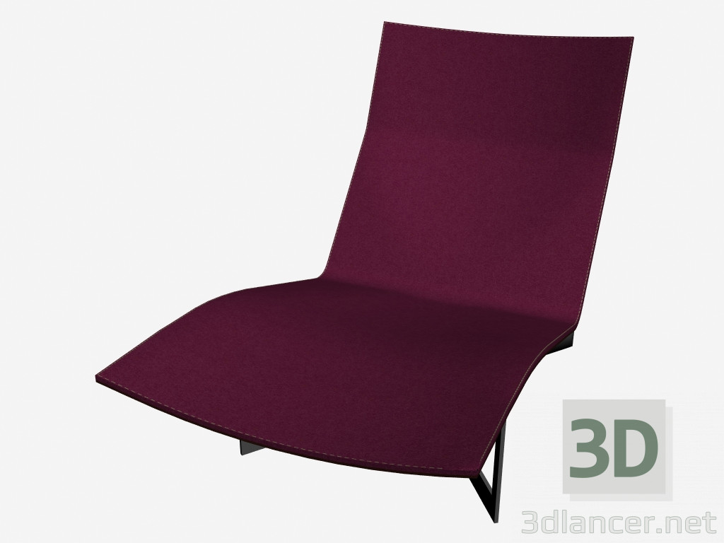 3D Modell Lounge Chair Aladdin - Vorschau