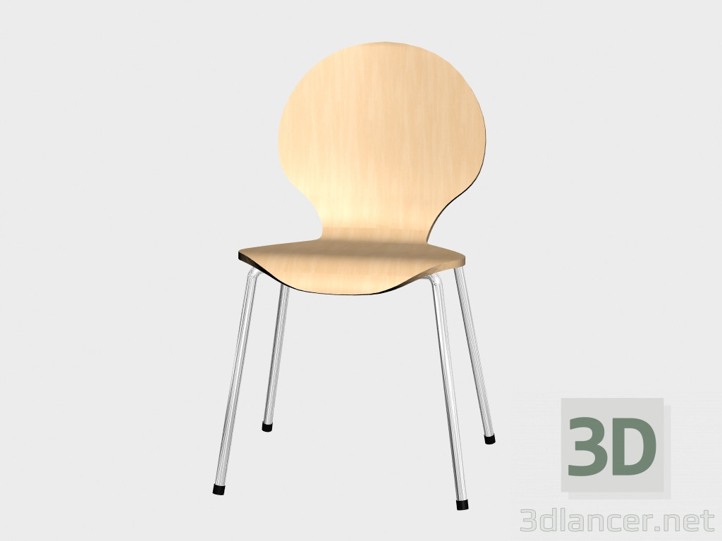 3d model Silla de café expreso - vista previa