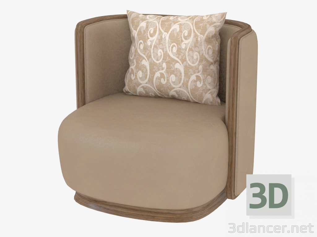 modèle 3D Fauteuil dans un style moderne - preview