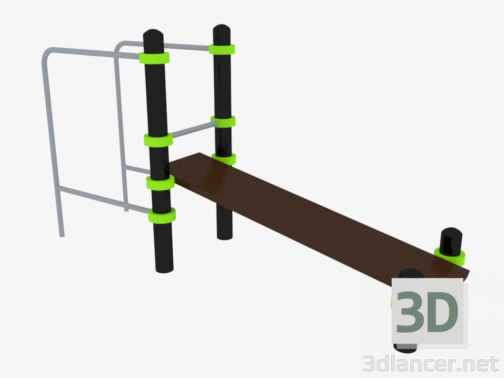 Modelo 3d Complexo esportivo (W0023) - preview