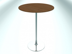 Restaurant table round (RR10 Chrome HM12, Ø800 mm, H1100 mm, round base)