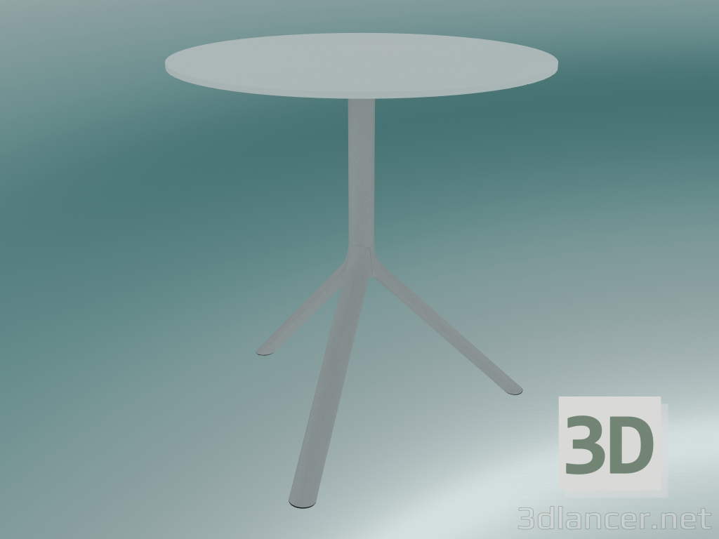 3d model Mesa MIURA (9590-01 (Ø70cm), H 73cm, blanco, blanco) - vista previa