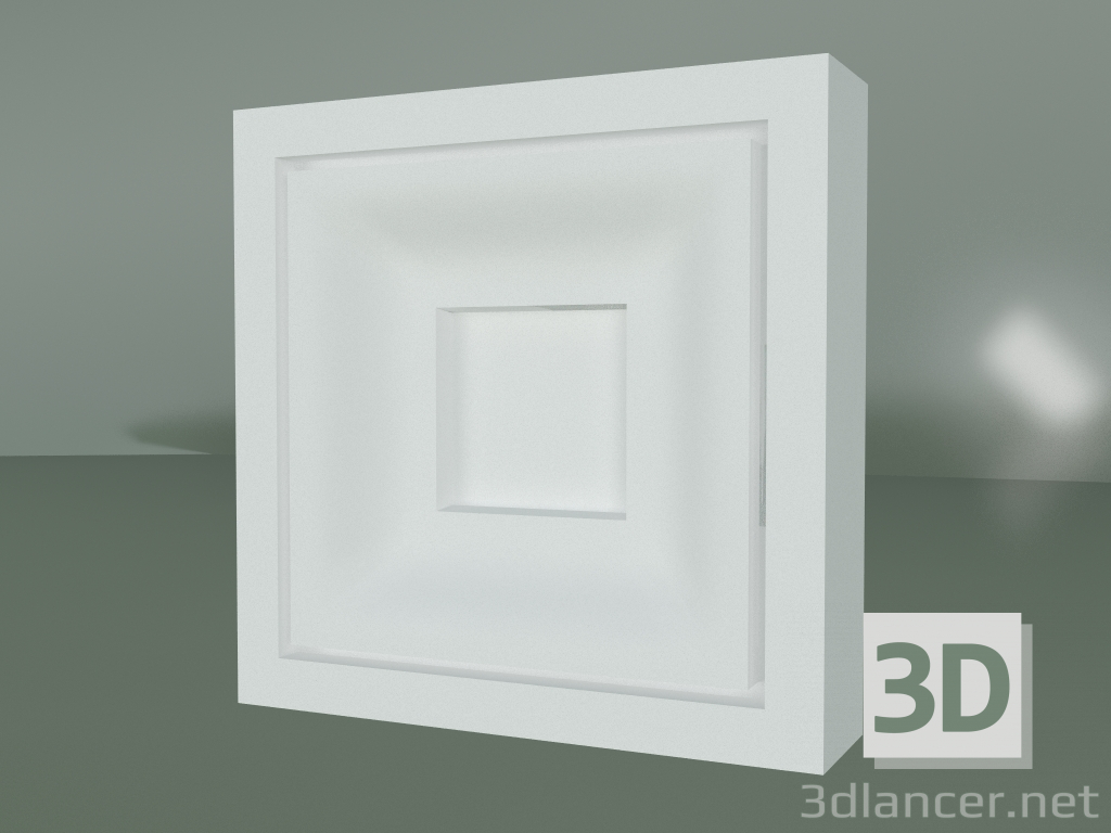 Modelo 3d Elemento de decoração de estuque ED035 - preview