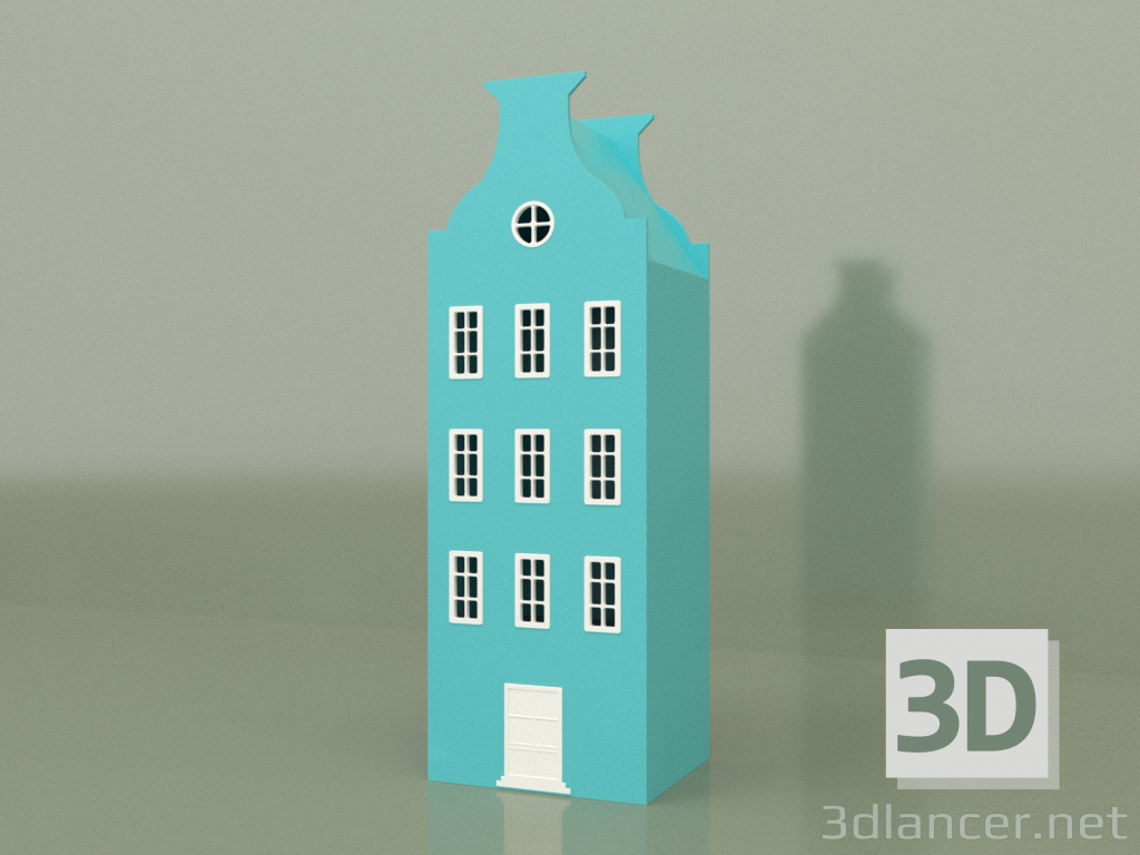 3D modeli Gardırop-lojman ASH-5 (Aqua) - önizleme