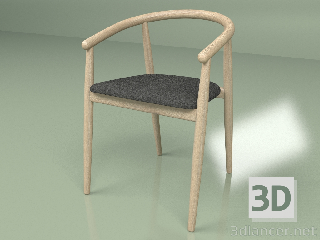 modèle 3D Chaise Mamon Bois - preview