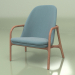 3d model Armchair Unido (blue) - preview