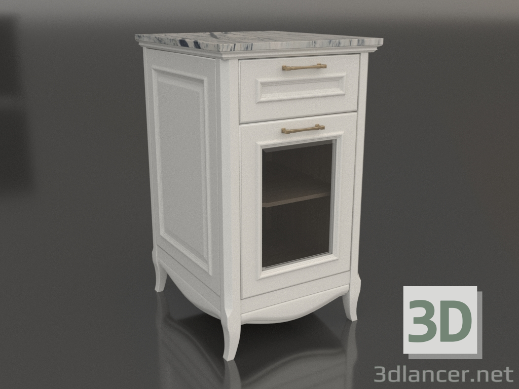 3d model Mueble con tapa de mármol 1 (Estella) - vista previa