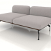 3d model Sofa module for 2 people (leather upholstery on the outside) - preview