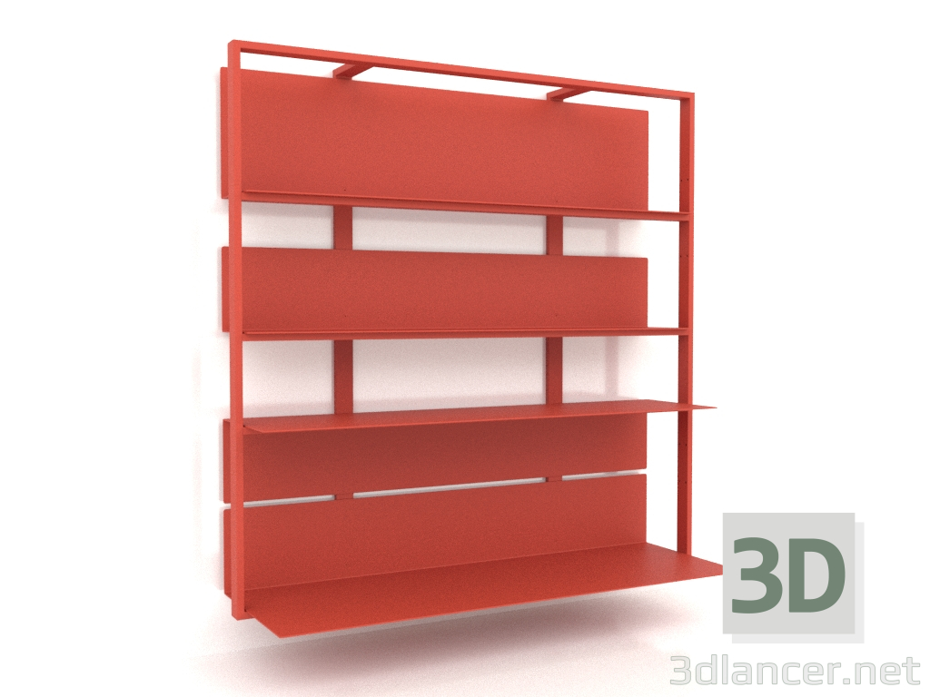 3d model Sistema de estanterías (composición 03) - vista previa