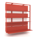 3d model Shelving system (composition 03) - preview