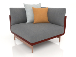 Sofa module, section 6 (Wine red)