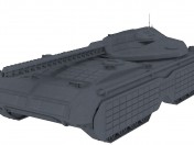 Futuristic tank "Mark"