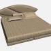 Modelo 3d Cama dupla GINEVRA - preview