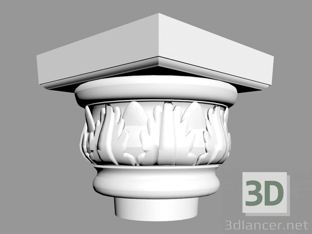 3d модель Колона (капітель) L930 (1) – превью