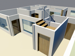 VIVIENDA PLANTA BAJA 3DS MAX 2010