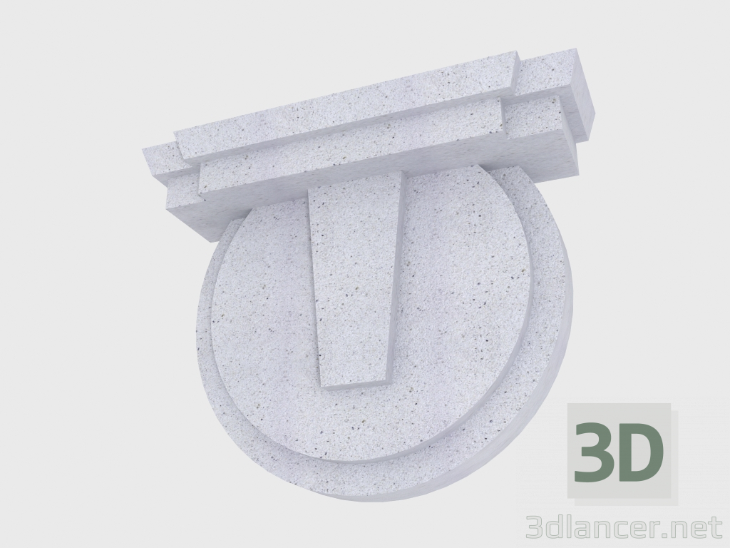 Modelo 3d Suporte Frontal (FT45L) - preview