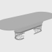 3d model Mesa de comedor MESA CLAIRMONT (280x110xH74) - vista previa