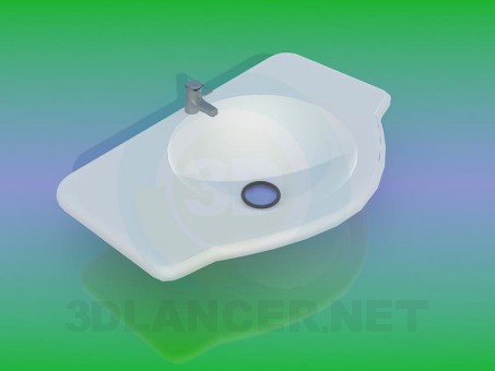 modèle 3D Lavabo - preview