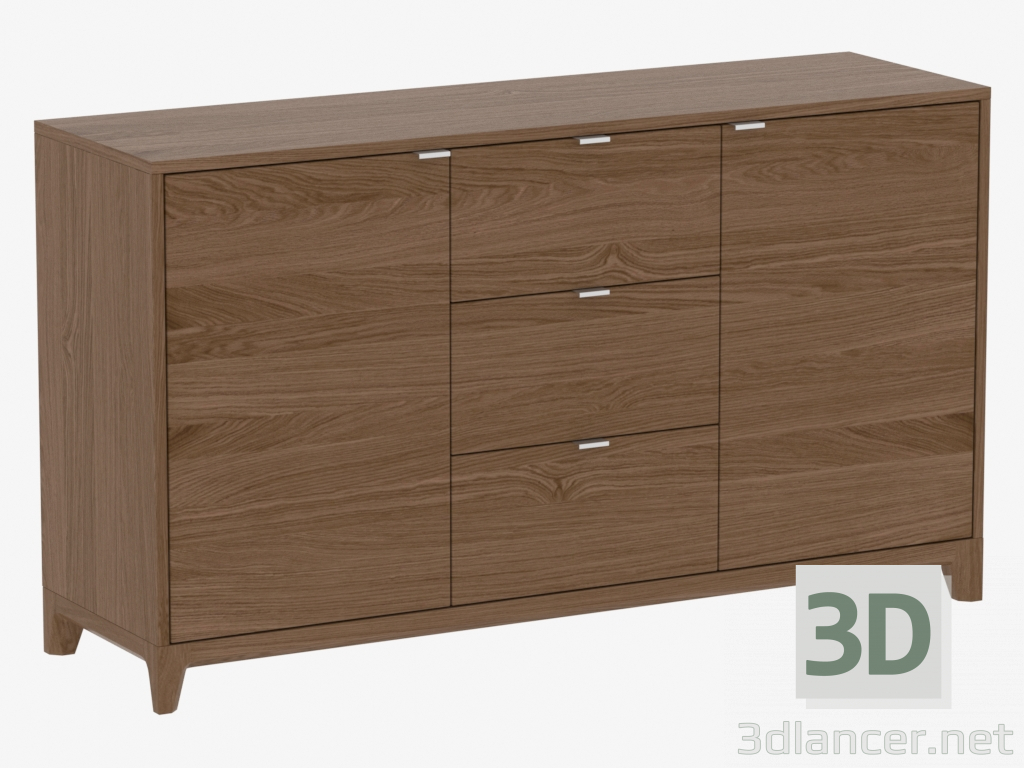 3D Modell Truhe FALL №1 (IDC023001000) - Vorschau