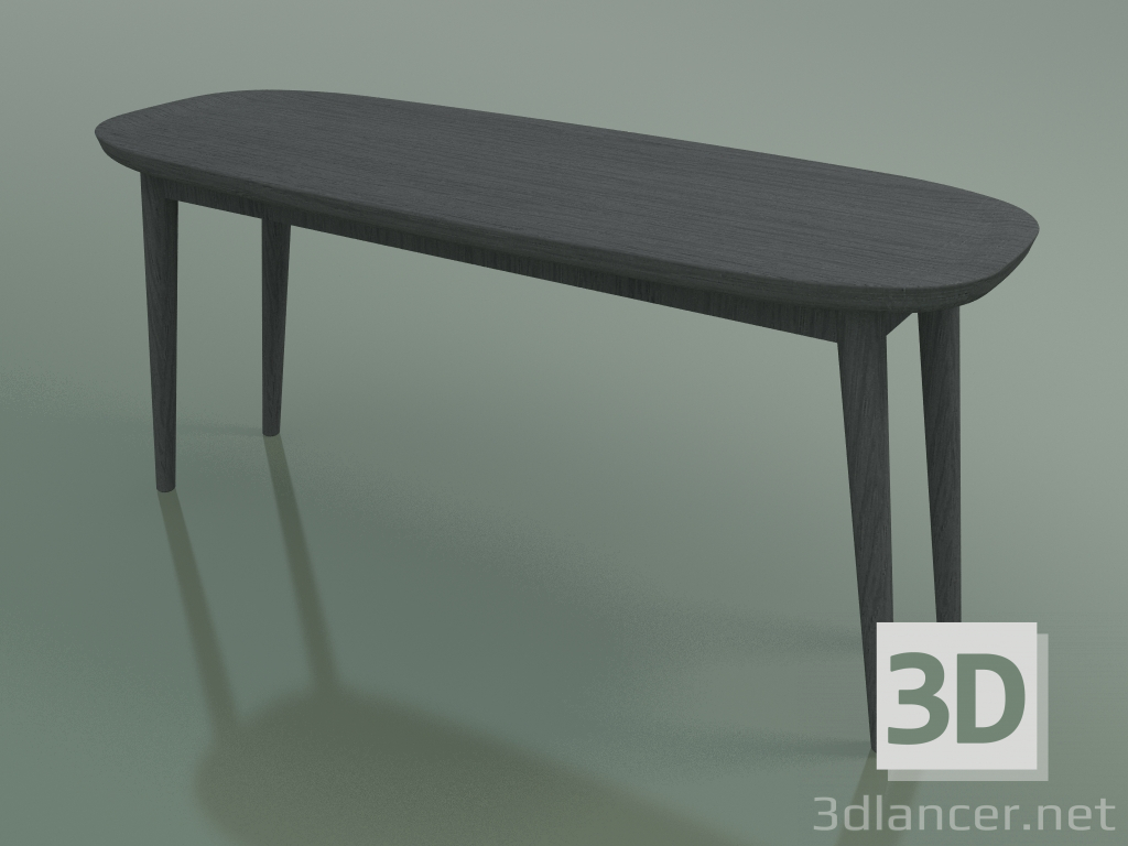 3D Modell Couchtisch oval (247 R, grau) - Vorschau