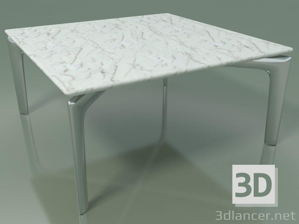 3d model Mesa cuadrada 6716 (H 28.5 - 60x60 cm, Mármol, LU1) - vista previa