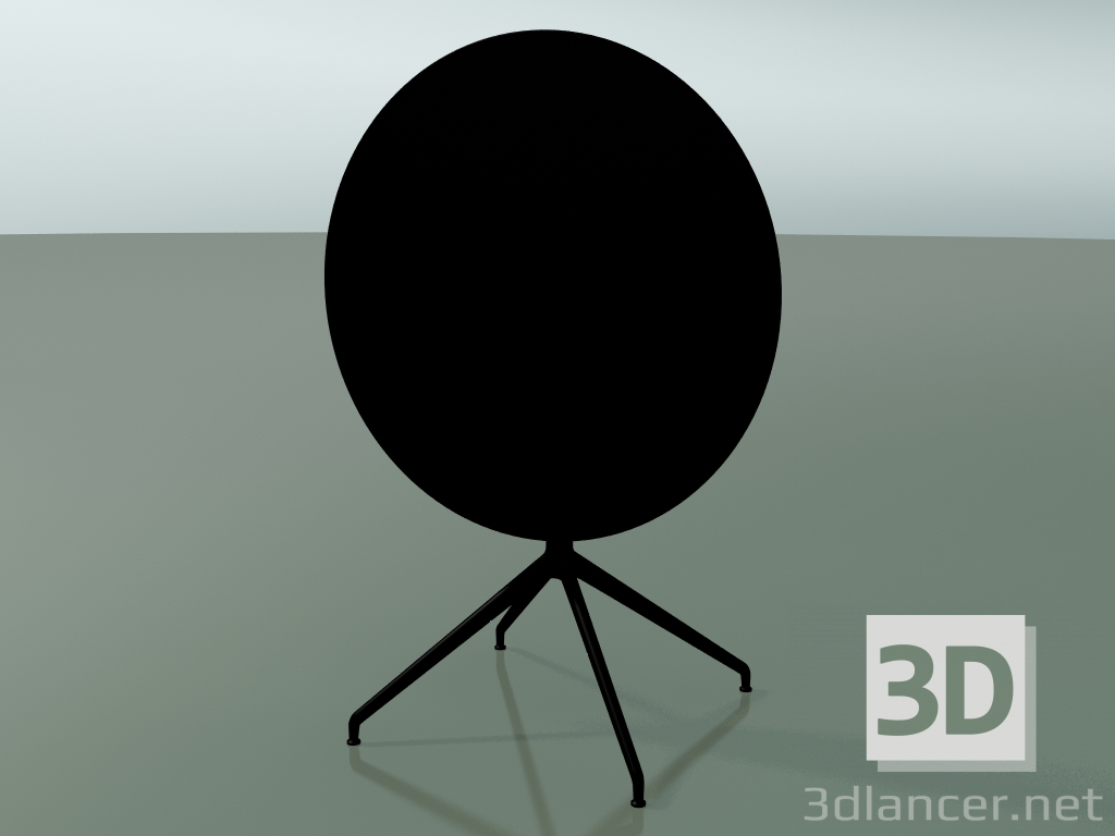 modèle 3D Table ronde 5745 (H 72,5 - Ø79 cm, pliée, Noir, V39) - preview