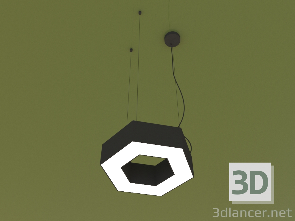 3d model Lamp HEXAGON (260 mm) - preview