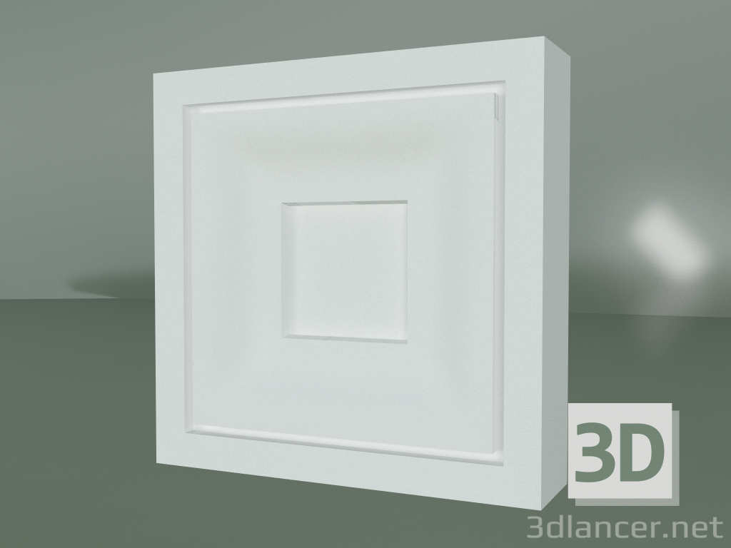 Modelo 3d Elemento de decoração de estuque ED035-1 - preview