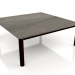 Modelo 3d Mesa de centro 94×94 (Preto, DEKTON Radium) - preview