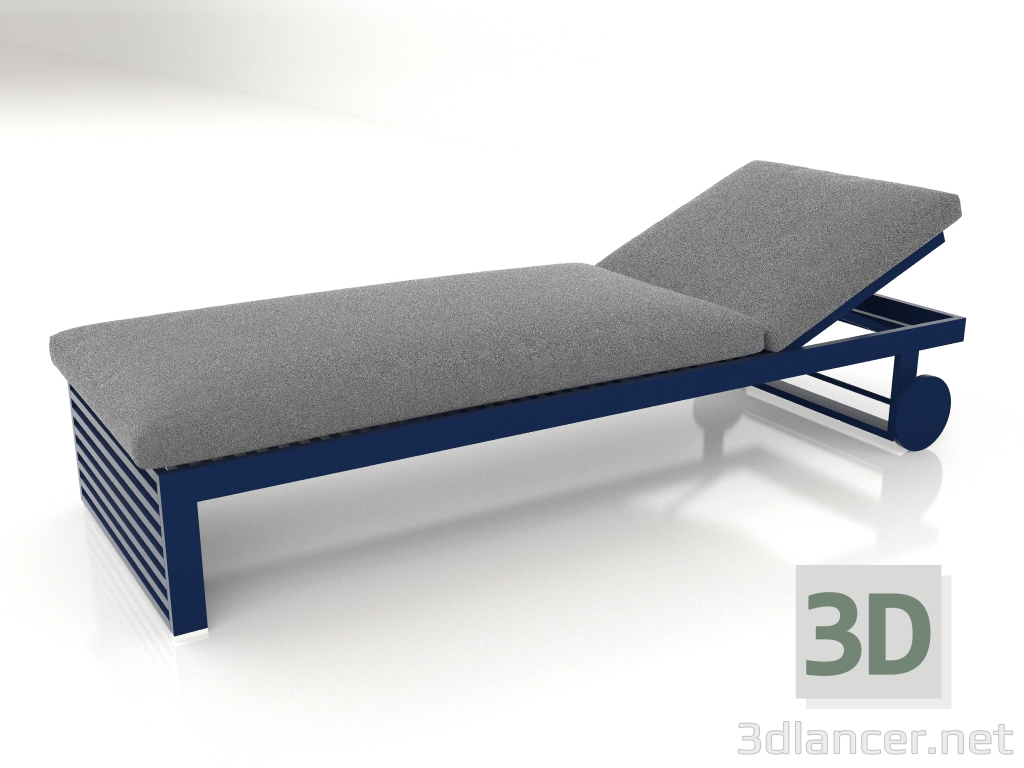 3d model Tumbona (Azul noche) - vista previa