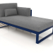 3d model Modular sofa, section 2 right, high back (Night blue) - preview