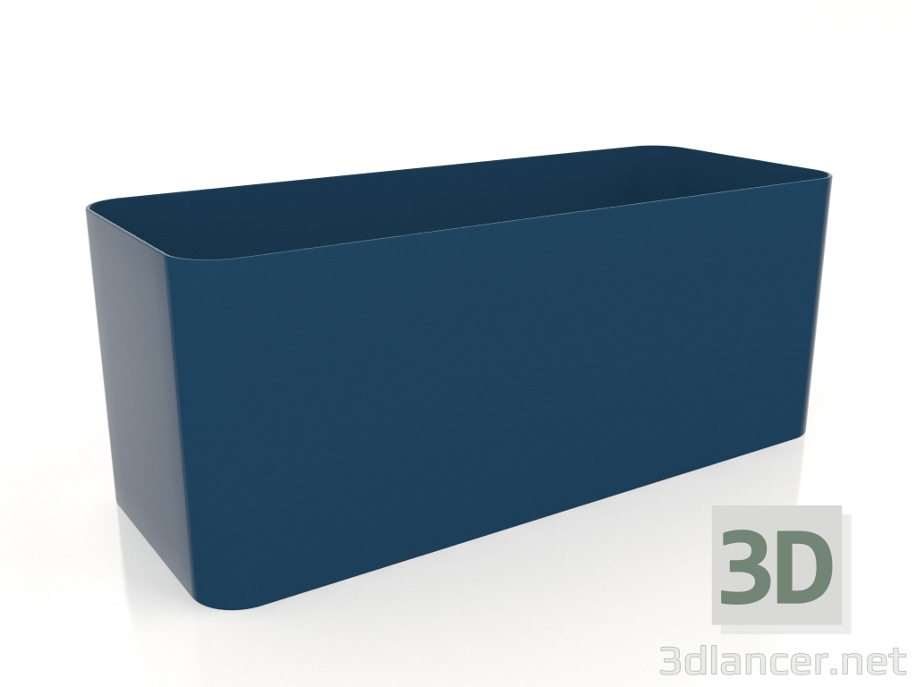 modello 3D Vaso per piante 4 (Grigio blu) - anteprima