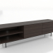 modello 3D Mobile TV 2 1800 mm (frassino noce) - anteprima