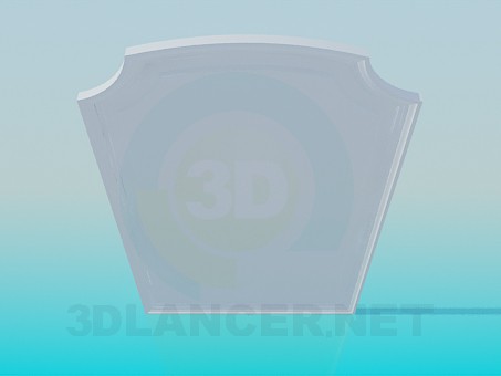 3d модель Обрамление окна – превью