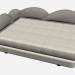 3d model Cama de GINNY - vista previa