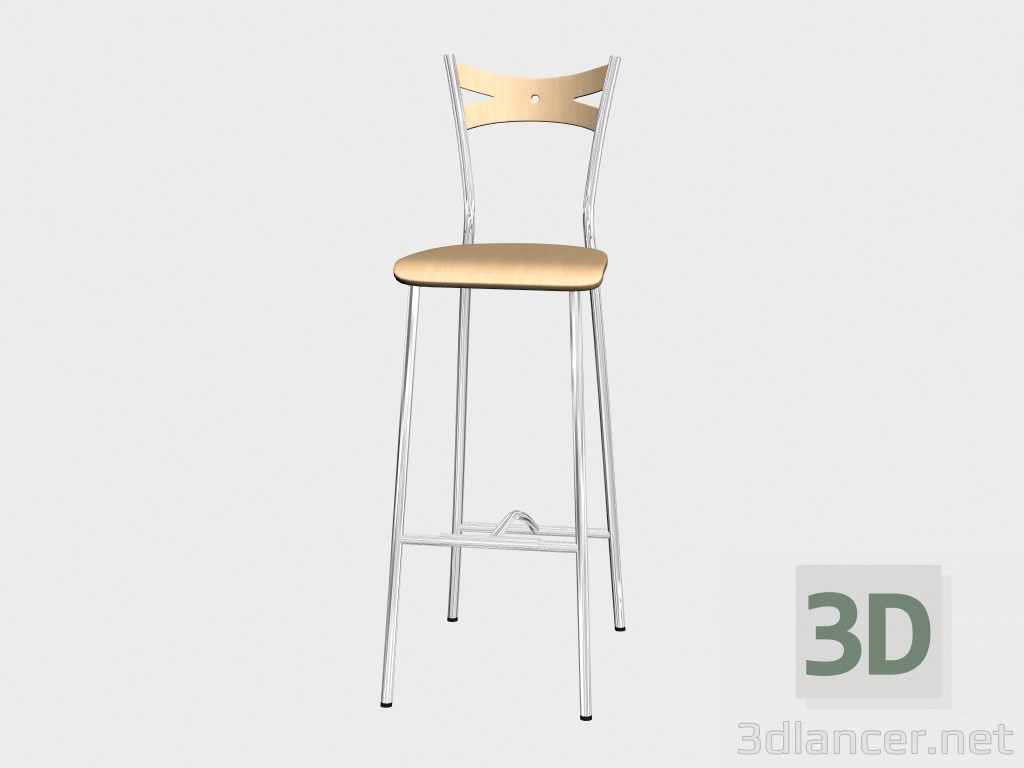 modello 3D Fiamma Hocker - anteprima