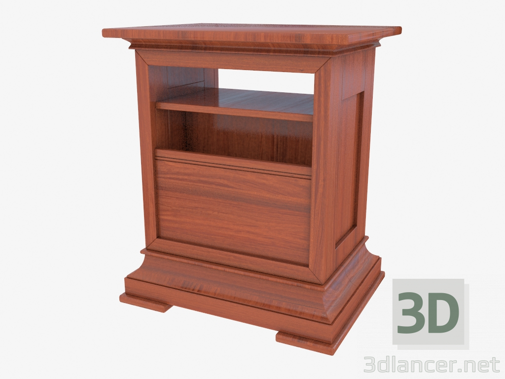 3d model armario 1820 - vista previa