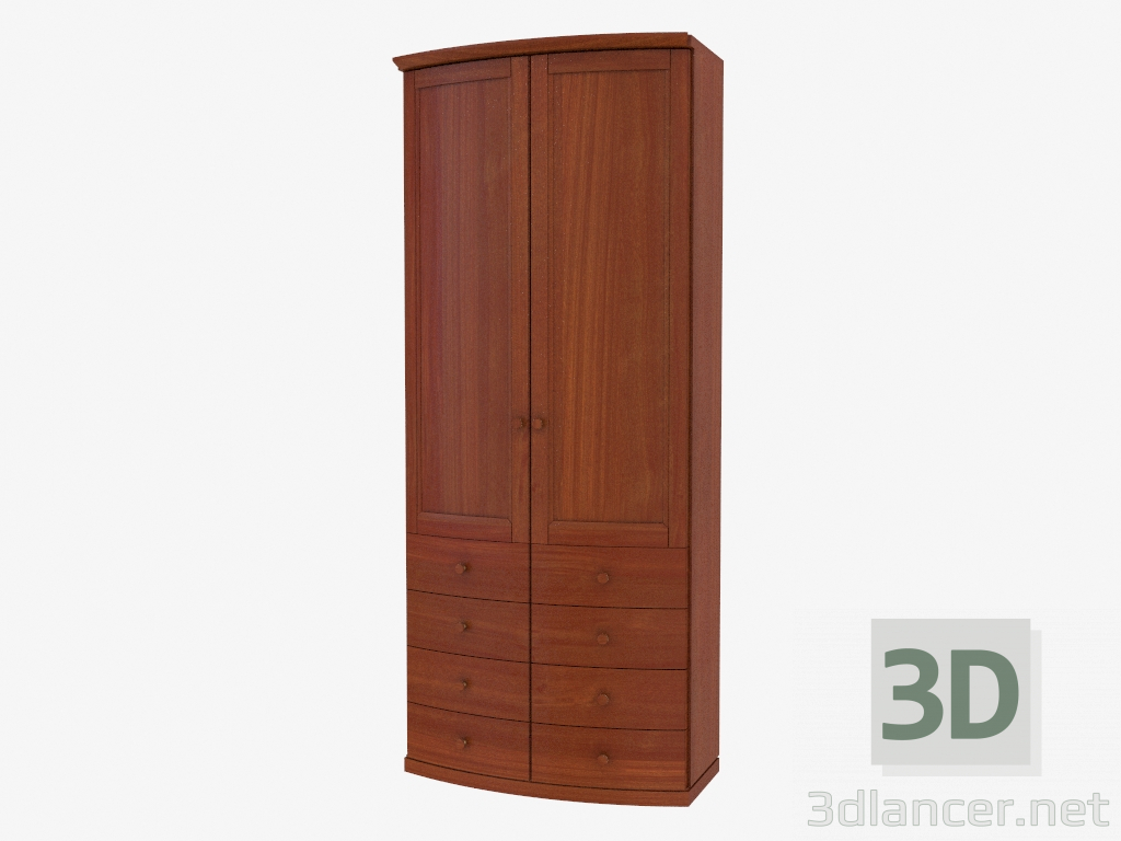 Modelo 3d Guarda-roupa de asa dupla (4821-51) - preview