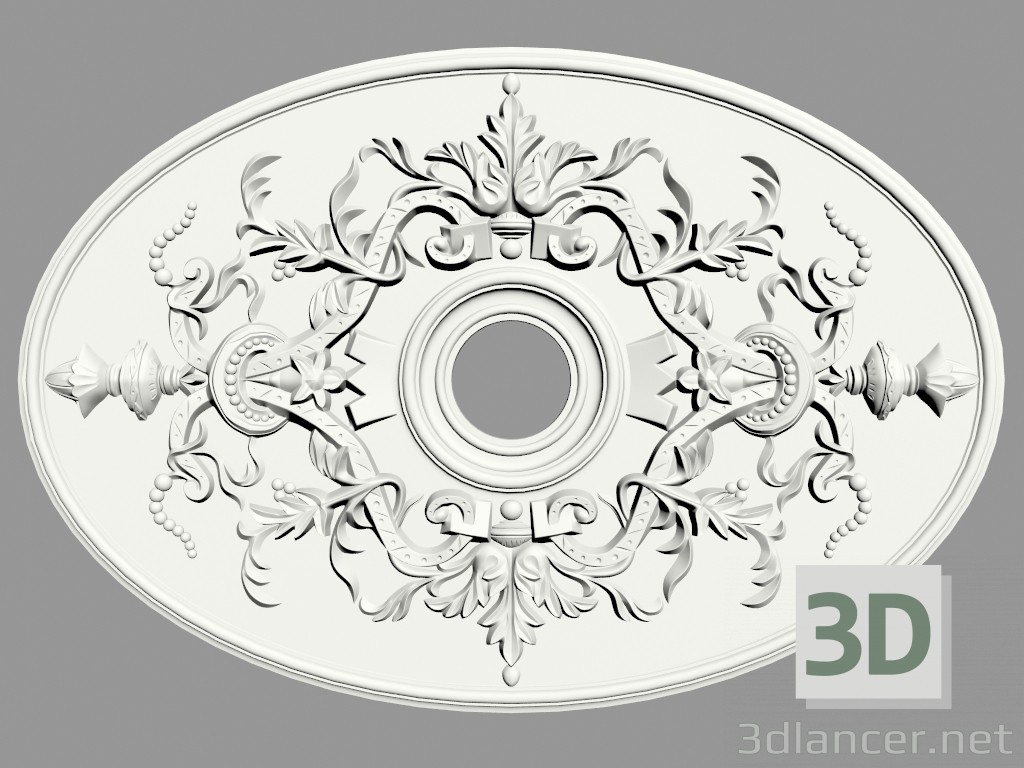 3d model Ceiling outlet (P114) - preview