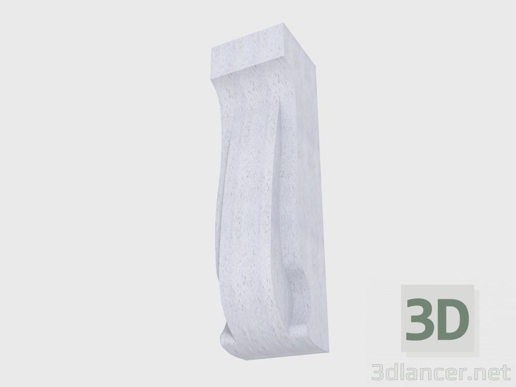 modello 3D Staffa anteriore (FT46SB) - anteprima