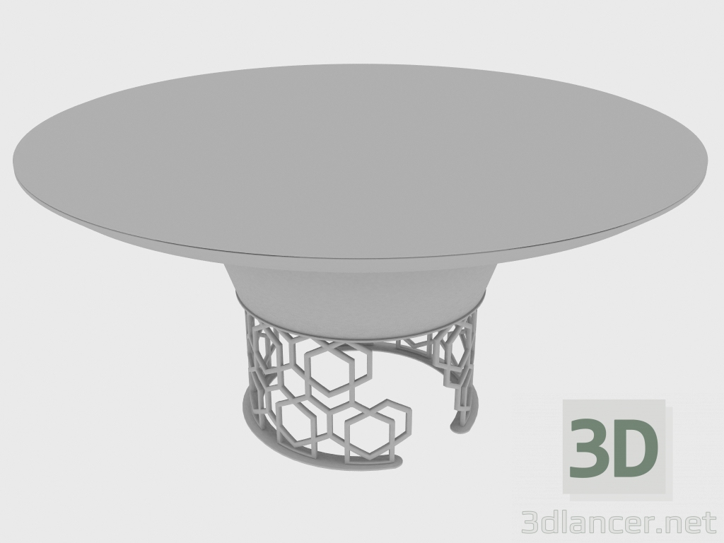 modèle 3D Table à manger CLAIRMONT TABLE (d150xH74) - preview