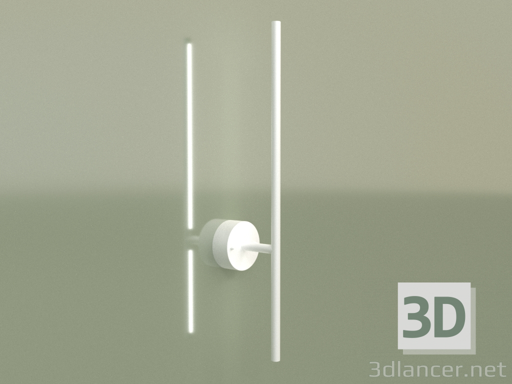 3d model Aplique de pared LINE 600 26301-2 (Blanco) - vista previa