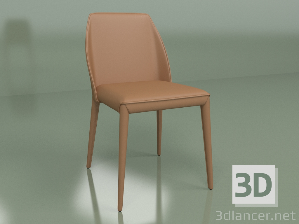 3d model Silla Marko Naranja - vista previa