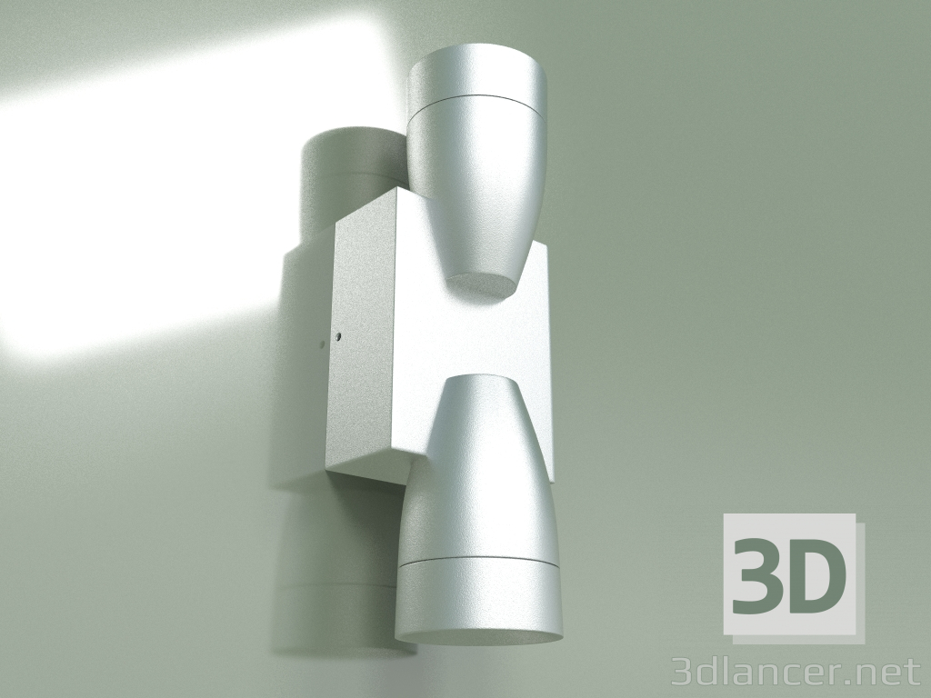 modello 3D Lampada da parete a clessidra - anteprima