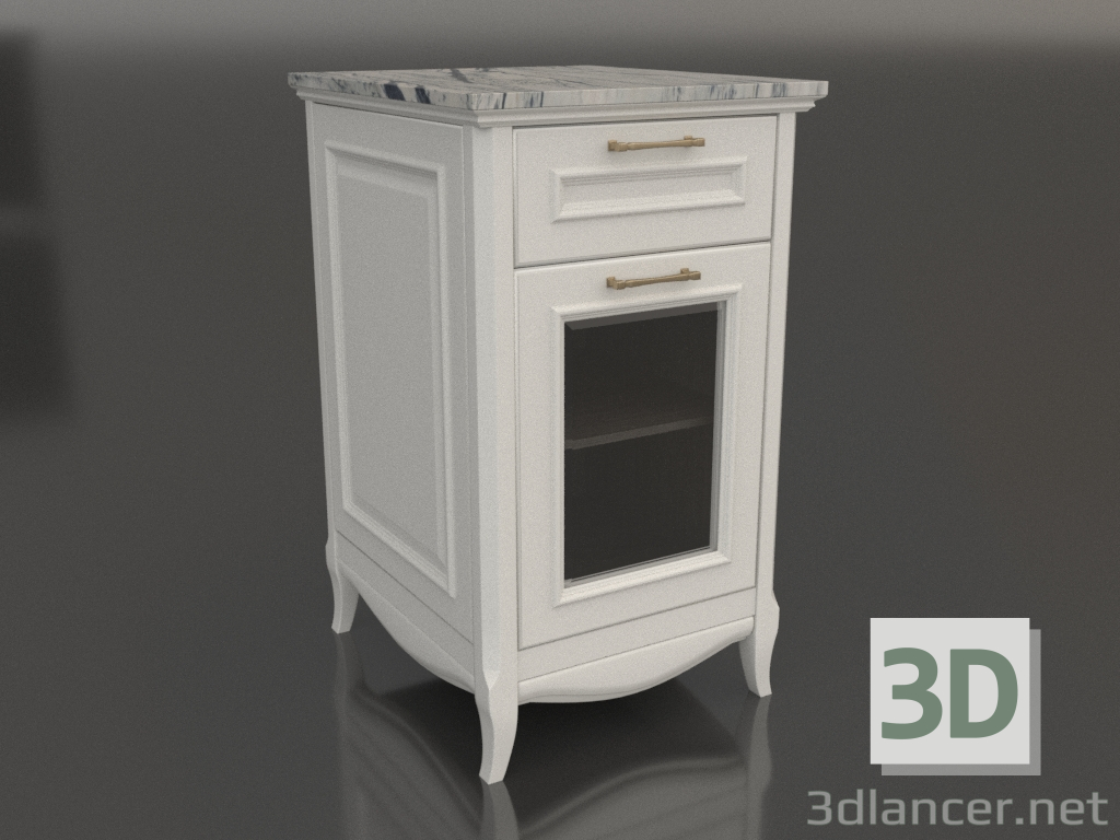 3d model Gabinete con tapa de mármol 3 (Estella) - vista previa