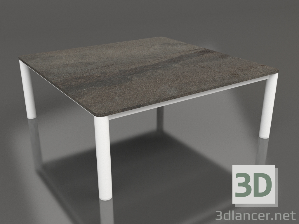 Modelo 3d Mesa de centro 94×94 (Branco, DEKTON Radium) - preview