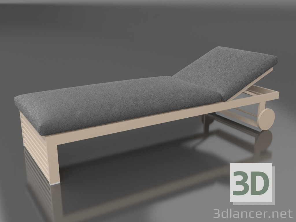 3d model Deckchair (Sand) - preview